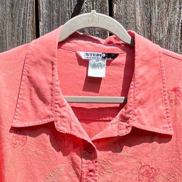 Studio woman by JPR linen blend top size 2X - Picture 5 of 15